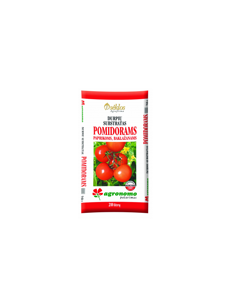 AGRONOMO PATARIMAS substratas pomidorams, paprikoms, baklažanams 20 l