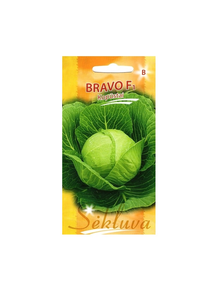 Капуста белокочанная 'Bravo' H, 40 семян