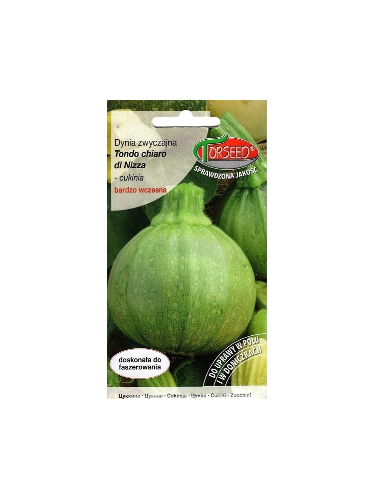 Zucchini 'Tondo chiaro di Nizza' 2 g