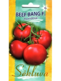 Pomidorai valgomieji 'Beef Bang' H, 6 sėklos