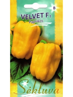 Paprika vienametė 'Velvet' H, 10 sėklų