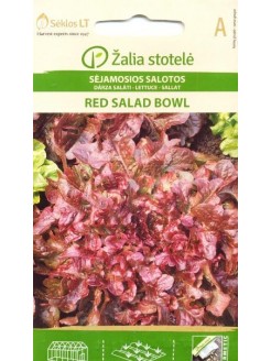 Dārza salāti 'Red Salad Bowl' 1 g