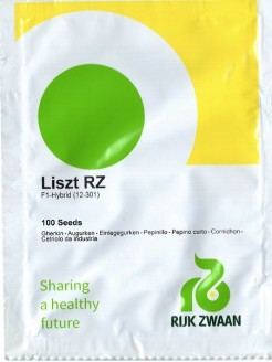 Cucumber 'Liszt RZ' H, 100 seeds