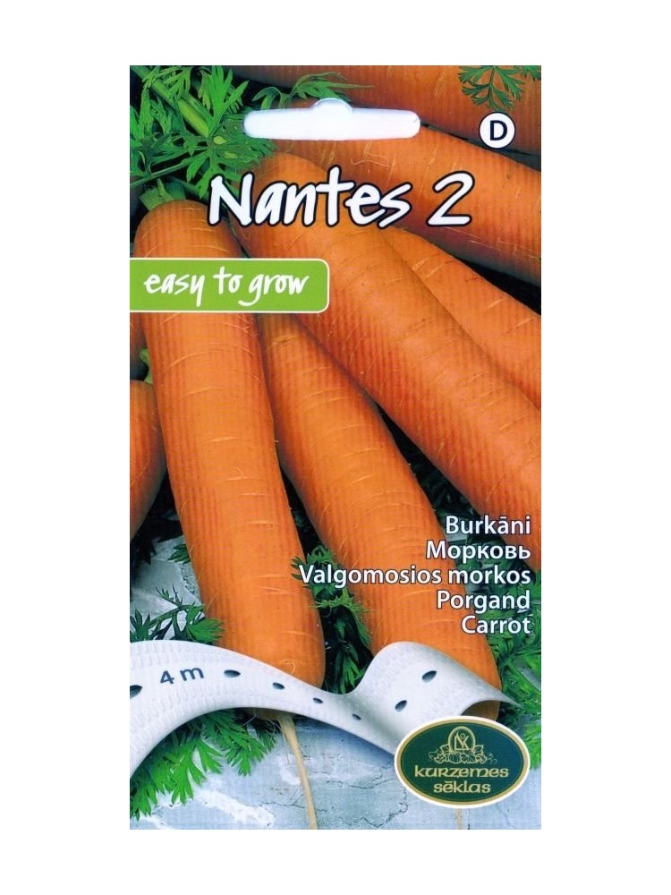 Carrot 'Nantes 2' 4 m