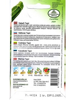 Zucchini 'Tapir' 2 g