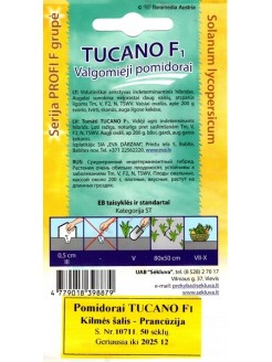 Tomāti 'Tucano' H, 50 sēklas