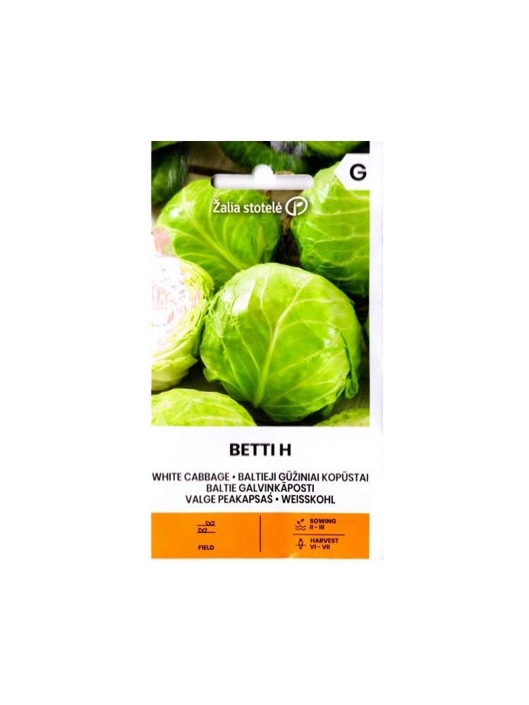 White cabbage 'Betti' H, 0,1 g