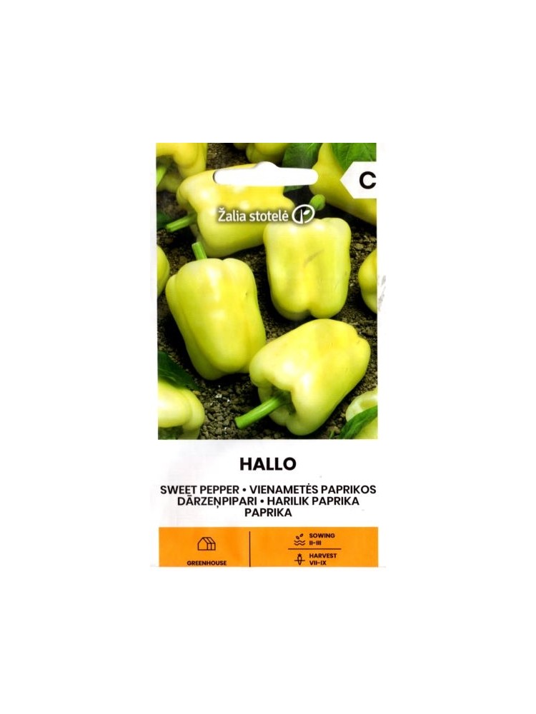 Harilik paprika 'Hallo'  0,2 g