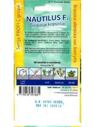 Lillkapsas 'Nautilus' H, 30 seemned