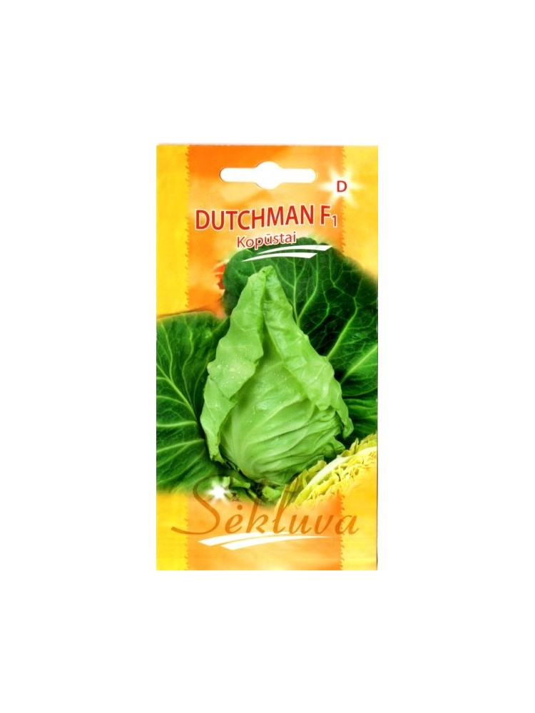 Kopūstai baltagūžiai 'Dutchman' H, 25 sėklos