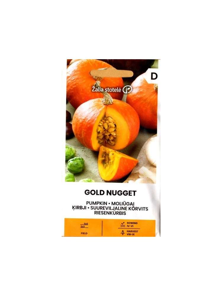 Zucca dolce 'Gold nugget' 1 g