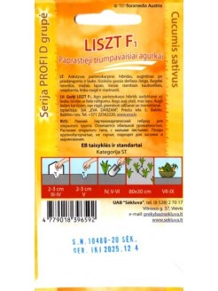 Concombre 'Liszt RZ' H, 20 graines