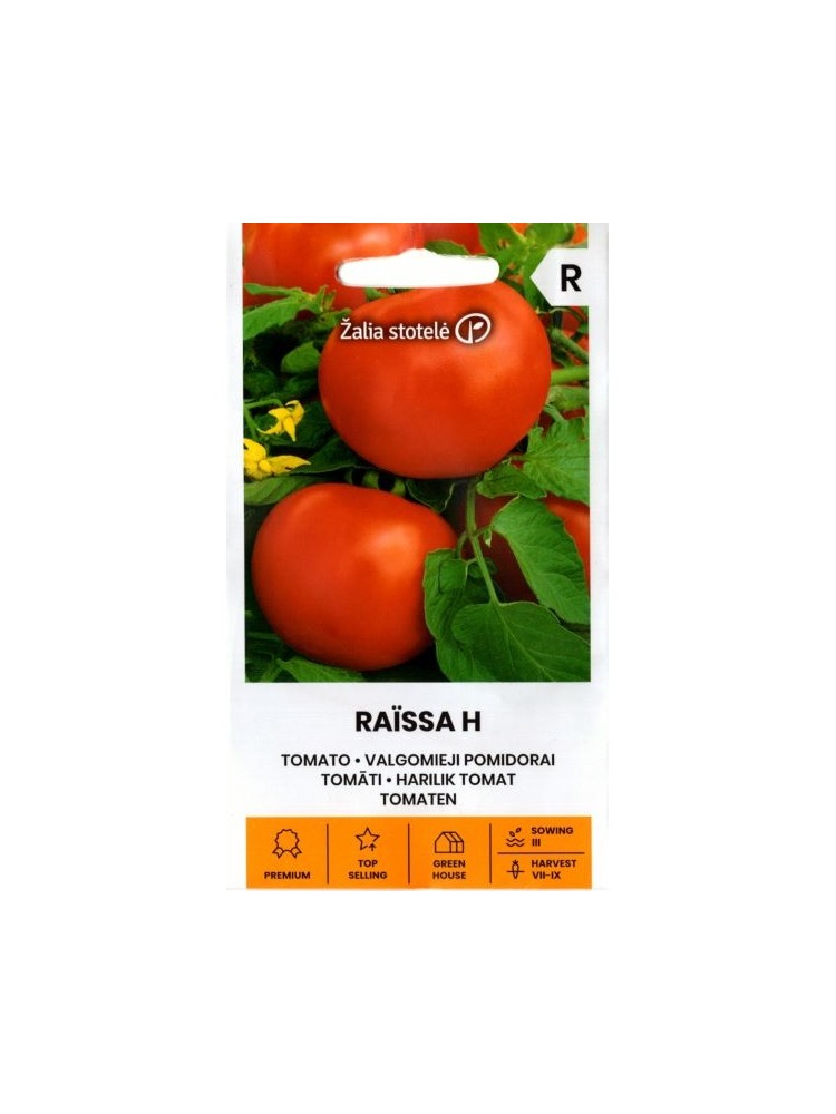 Ēdamais tomāts 'Raissa' H, 10 sēklas