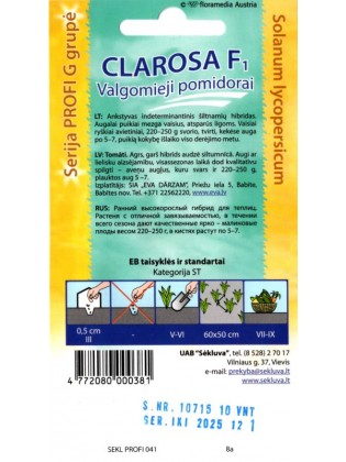 Pomodoro 'Clarosa' H, 10 semi