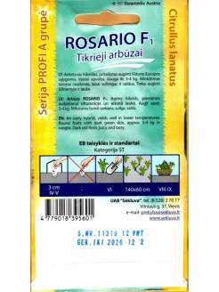 Arbūzai tikrieji 'Rosario' H, 12 sėklų