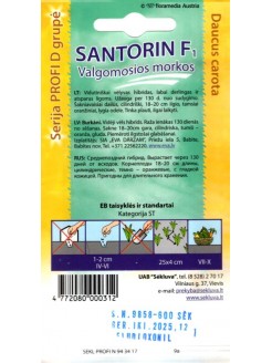 Carrot 'Santorin' H, 600 seeds