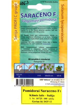 Pomodoro 'Saraceno' H, 100 semi