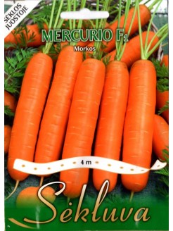 Морковь 'Mercurio' H, 4 м семена на ленте