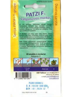 Carrot 'Patzi' H, 500 seeds