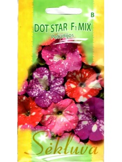 Petuunia 'Dot Star' H mix, 10 seemnet
