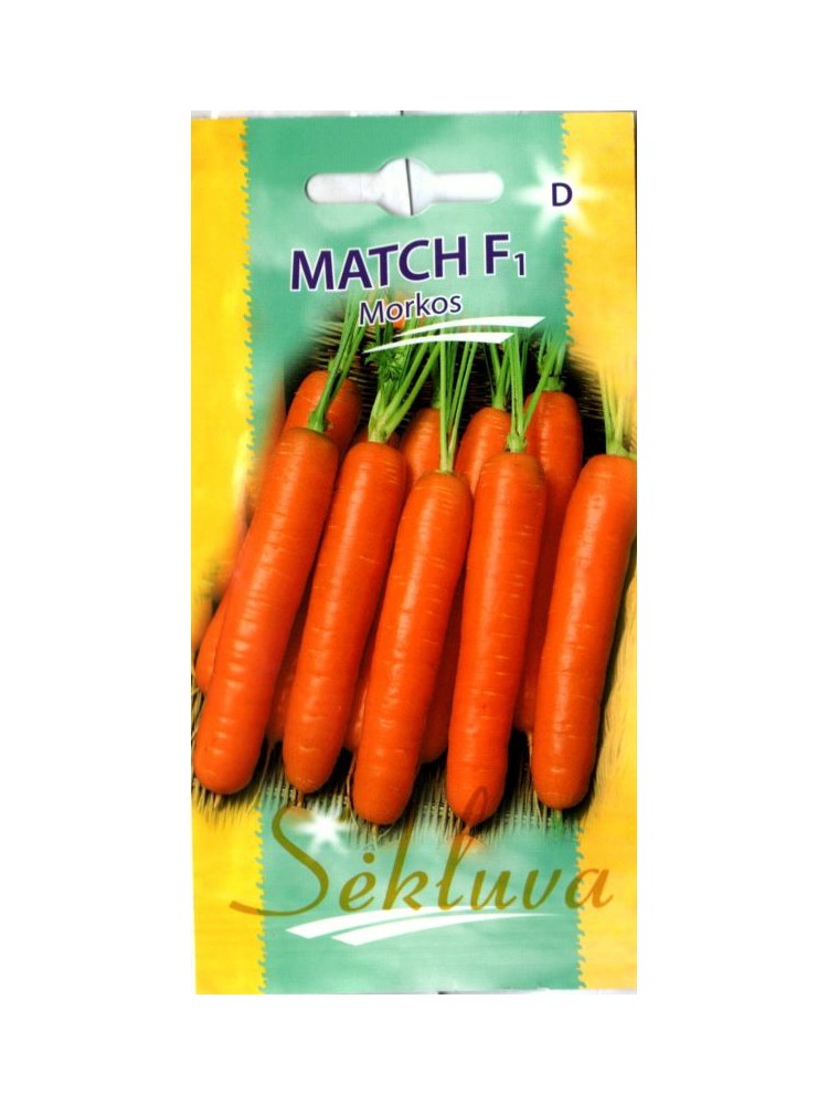 Carrot 'Match' H, 600 seeds