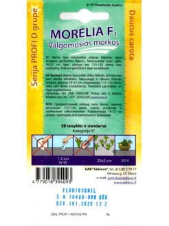 Carota 'Morelia' H, 600 semi