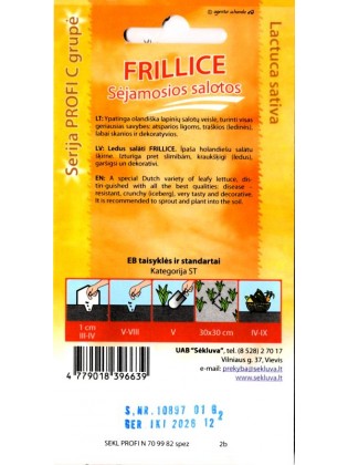 Salotos sėjamosios 'Frillice' 0