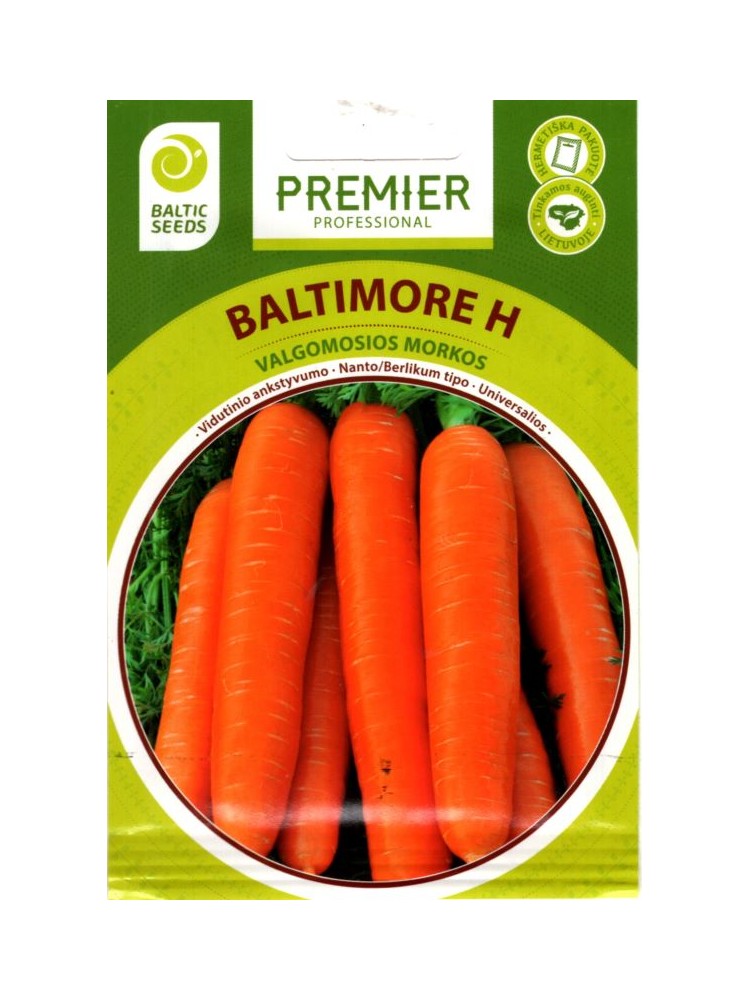 Carrot 'Baltimore' H, 600 seeds