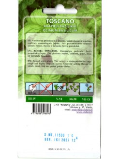Basilikum 'Toscano' 1 g