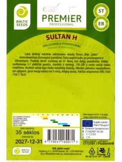 Tomate 'Sultan' H, 35 semences