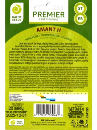 Огурец посевной 'Amant' H, 20 семян