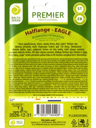 Pētersīli 'Halblange - Eagle' 1 g