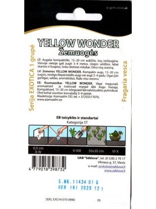 Wald-Erdbeere 'Yellow Wonder' 0,1 g