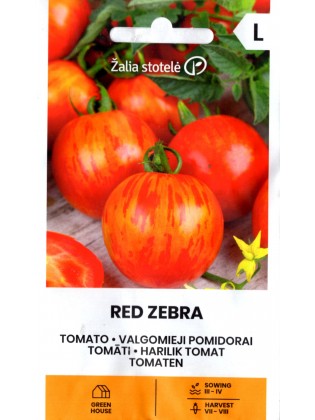 Tomat 'Red Zebra', 10 seemet