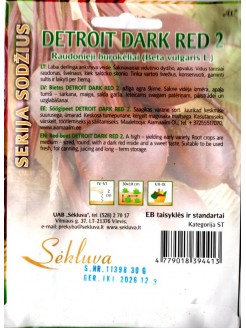 Barbabietola 'Detroit Dark Red 2' 30 g