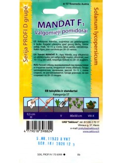 Томат  'Mandat' H, 8 семян