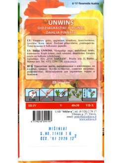 Dahlia 'Unwins' Mix 1 g