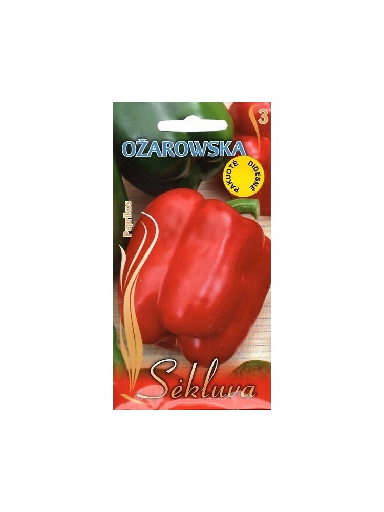 Paprika vienametė 'Ožarowska' 5 g