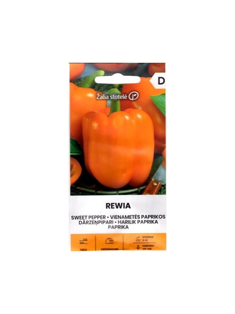 Paprika vienametė 'Rewia' 0