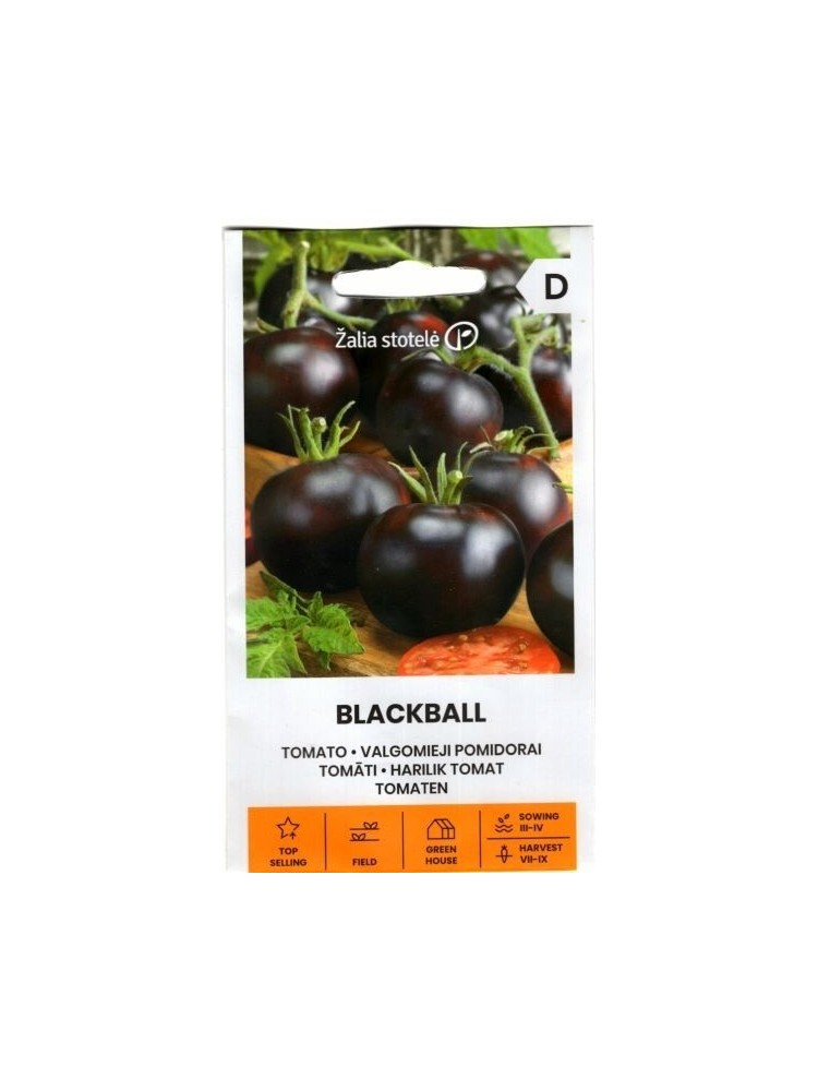Pomidorai valgomieji 'Blackball' 0