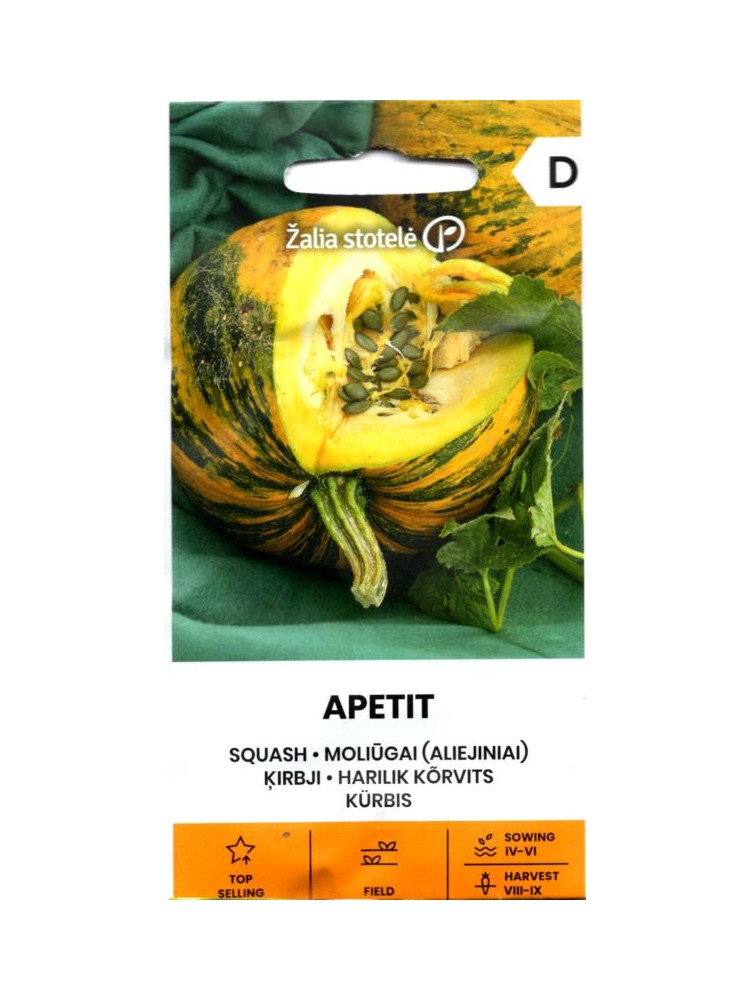 Õlikõrvits 'Apetit' 2 g