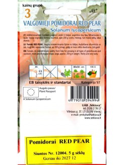 Tomāti 'Red Pear' 5 g