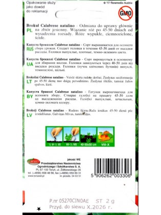 Spargelkapsas brokkoli 'Calabrese natalino' 2 g