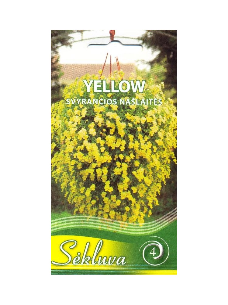 SE Našlaitės 'Yellow', svyrančios 0,2 g